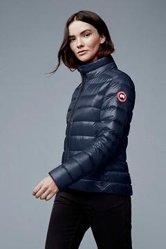 Chamarras Canada Goose Mujer Mexico - Cypress Chaqueta De Plumas Azul Oscuro Marino OB6790352